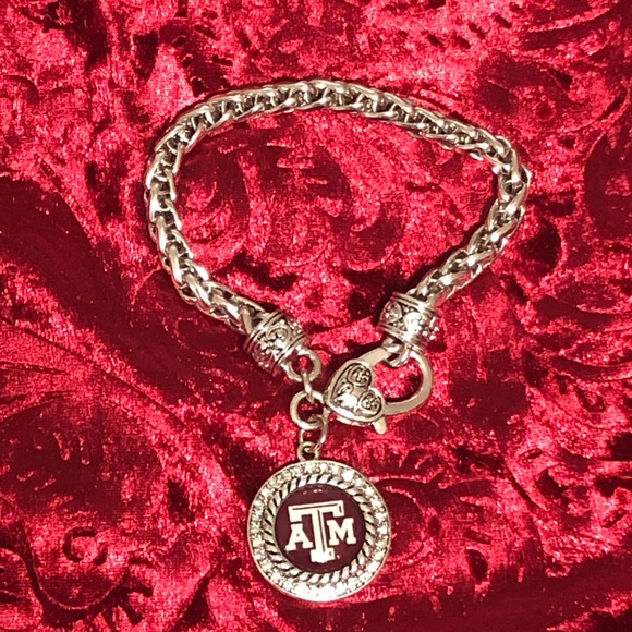 Jewelry - Texas A&M Silver Fashion Bracelet